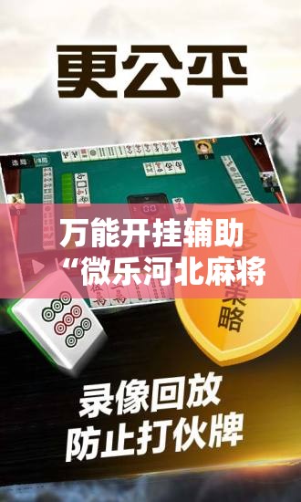 万能开挂辅助“微乐河北麻将外卦神器	”开挂详细教程
