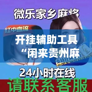开挂辅助工具“闲来贵州麻将到底有没有挂(透视)	”开挂辅助脚本+详细开挂安装教程