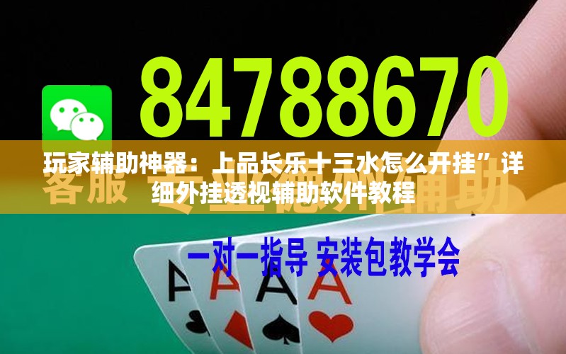 玩家辅助神器：上品长乐十三水怎么开挂”详细外挂透视辅助软件教程
