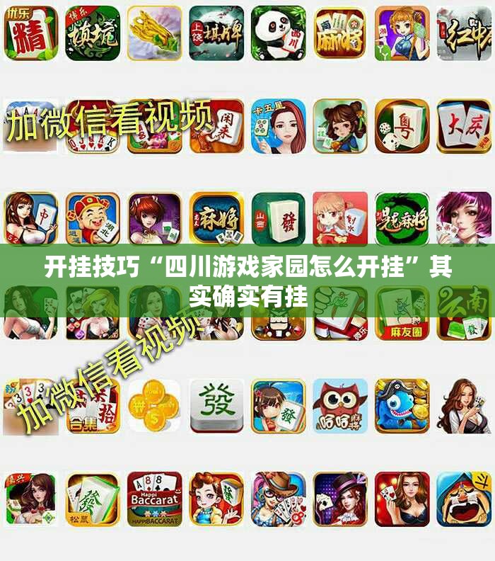 开挂技巧“四川游戏家园怎么开挂”其实确实有挂