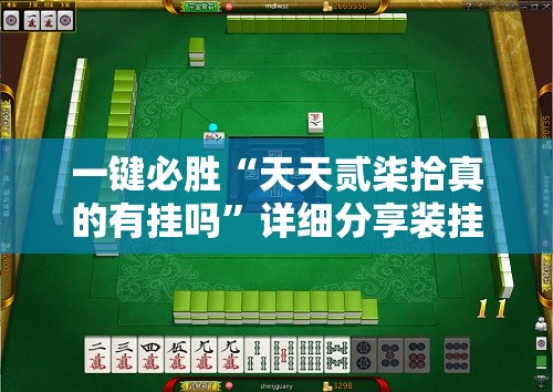 一键必胜“天天贰柒拾真的有挂吗”详细分享装挂步骤