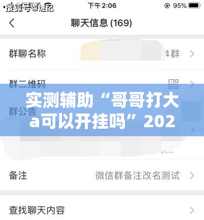 实测辅助“哥哥打大a可以开挂吗”2026开挂教程步骤