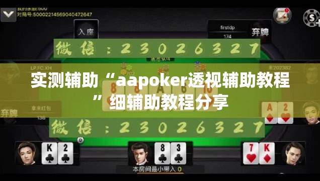 实测辅助“aapoker透视辅助教程”细辅助教程分享