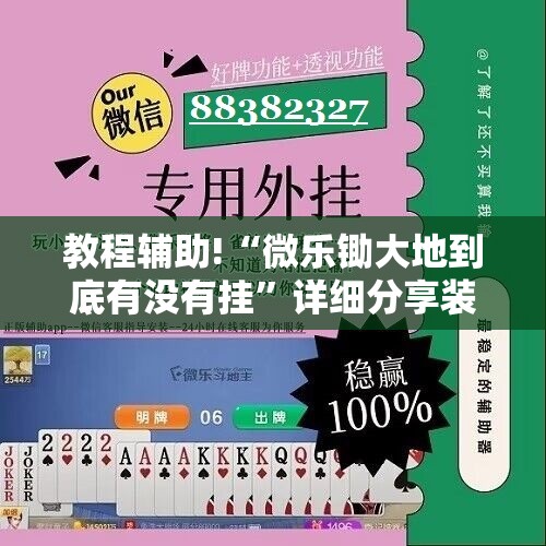 教程辅助!“微乐锄大地到底有没有挂”详细分享装挂步骤