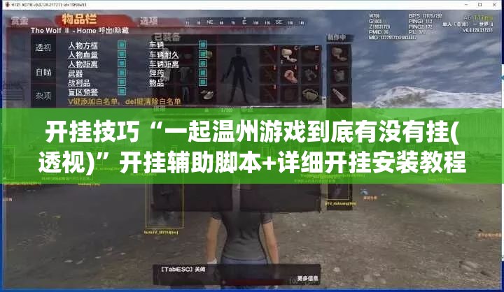 开挂技巧“一起温州游戏到底有没有挂(透视)”开挂辅助脚本+详细开挂安装教程