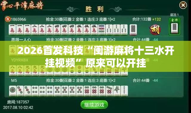 2026首发科技“闽游麻将十三水开挂视频”原来可以开挂