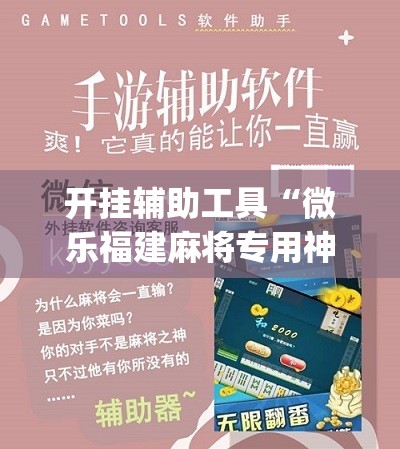 开挂辅助工具“微乐福建麻将专用神器”(免费)开挂辅助教学(最新辅助开挂教程)