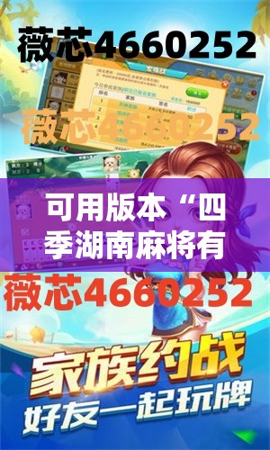 可用版本“四季湖南麻将有挂吗”详细开挂教程