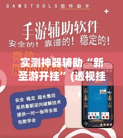 实测神器辅助“新圣游开挂”(透视挂)辅助下载教程