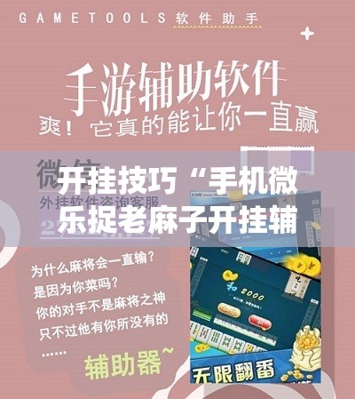 开挂技巧“手机微乐捉老麻子开挂辅助器通用版”开挂(透视)最新辅助详细