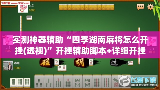 实测神器辅助“四季湖南麻将怎么开挂(透视)”开挂辅助脚本+详细开挂安装教程