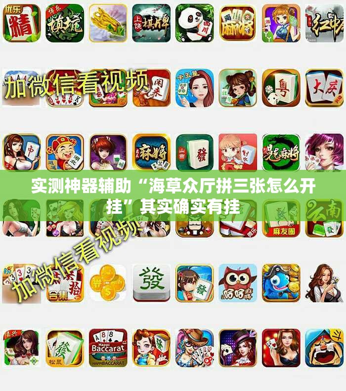 实测神器辅助“海草众厅拼三张怎么开挂	”其实确实有挂