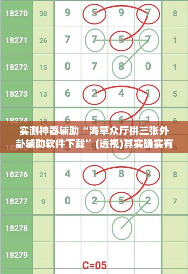 实测神器辅助“海草众厅拼三张外卦辅助软件下载”(透视)其实确实有挂