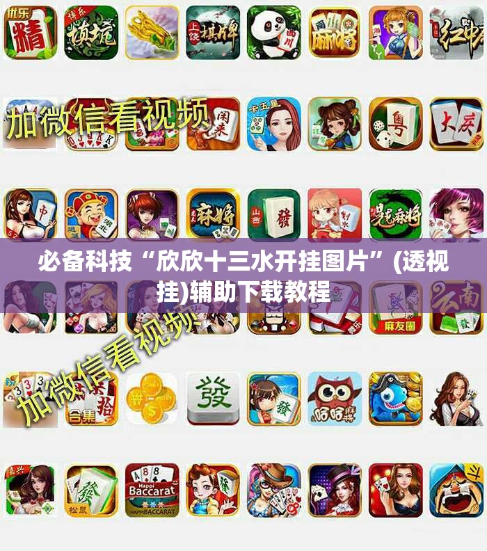必备科技“欣欣十三水开挂图片”(透视挂)辅助下载教程