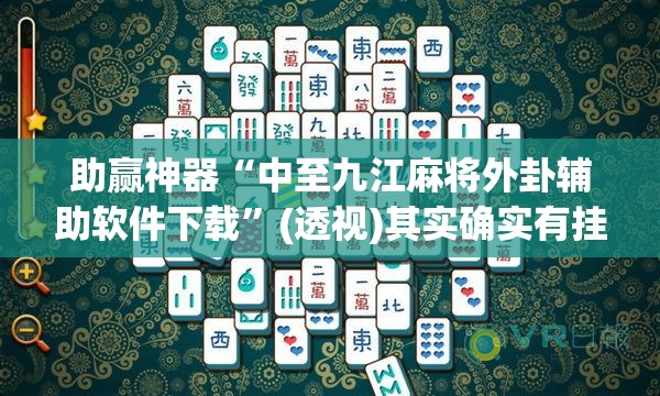 助赢神器“中至九江麻将外卦辅助软件下载	”(透视)其实确实有挂