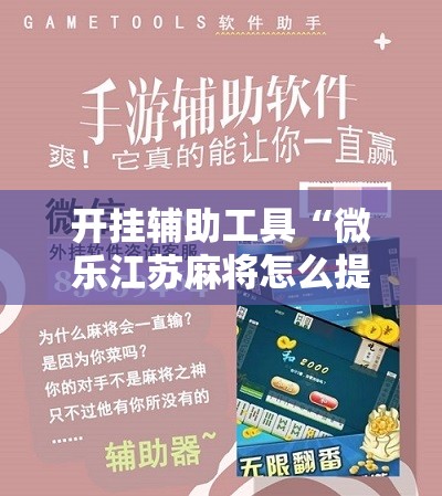 开挂辅助工具“微乐江苏麻将怎么提高胜率”2026开挂教程步骤
