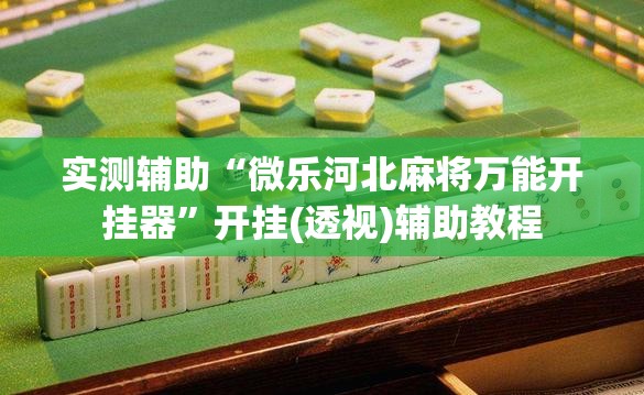 实测辅助“微乐河北麻将万能开挂器”开挂(透视)辅助教程