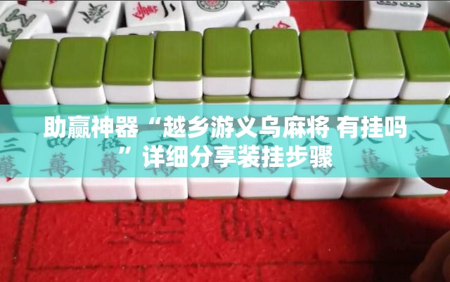 助赢神器“越乡游义乌麻将 有挂吗”详细分享装挂步骤