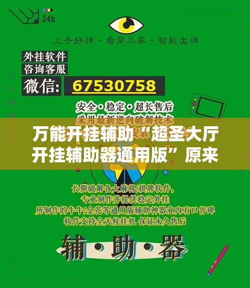 万能开挂辅助“超圣大厅开挂辅助器通用版”原来可以开挂