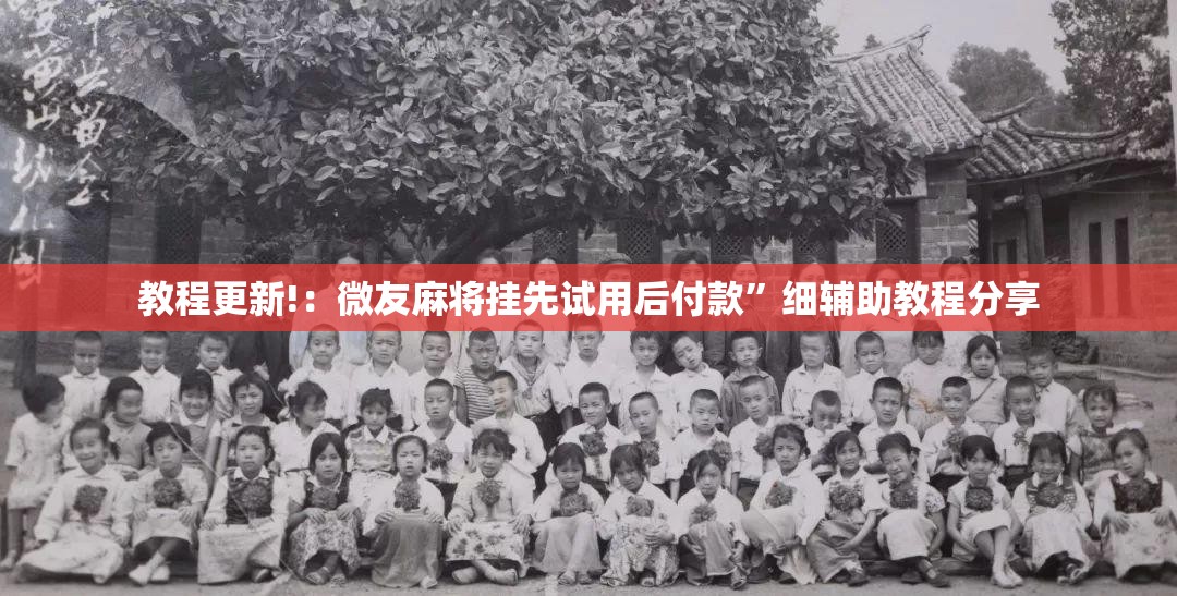 教程更新!：微友麻将挂先试用后付款”细辅助教程分享