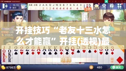 开挂技巧“老友十三水怎么才能赢	”开挂(透视)最新辅助详细