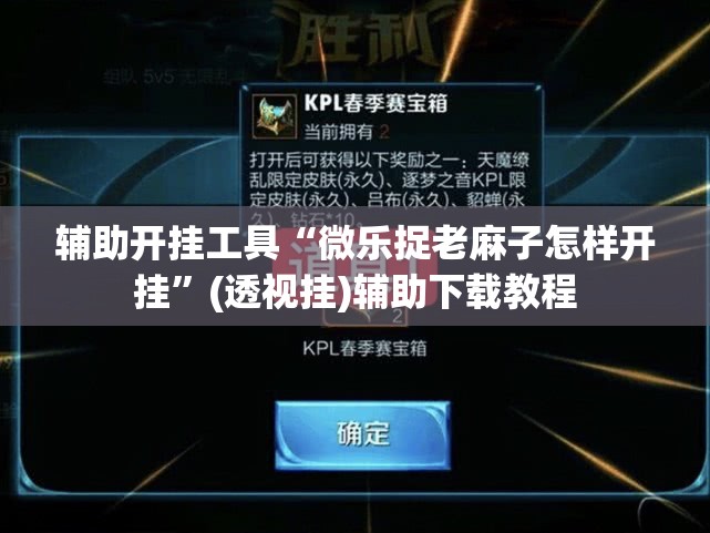 辅助开挂工具“微乐捉老麻子怎样开挂”(透视挂)辅助下载教程