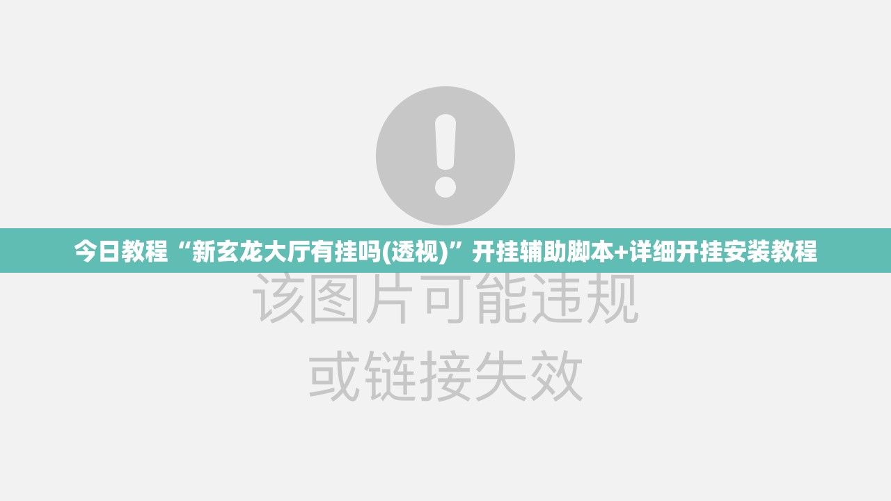 今日教程“新玄龙大厅有挂吗(透视)”开挂辅助脚本+详细开挂安装教程