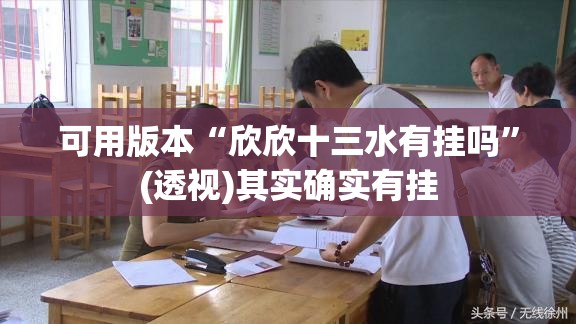 可用版本“欣欣十三水有挂吗”(透视)其实确实有挂