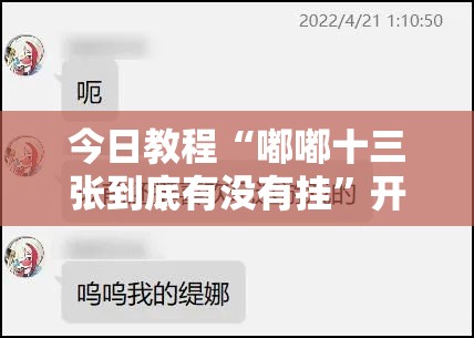 今日教程“嘟嘟十三张到底有没有挂	”开挂详细教程