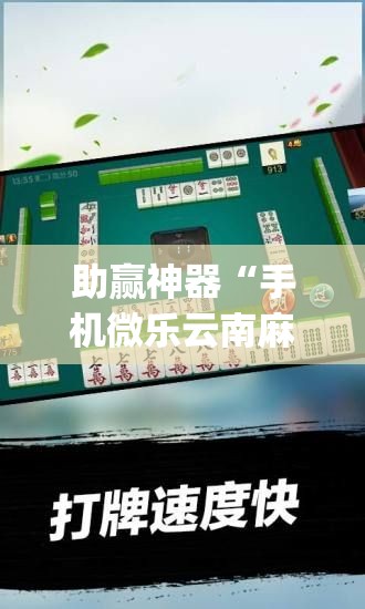 助赢神器“手机微乐云南麻将万能开挂神器”开挂(透视)辅助神器