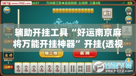 辅助开挂工具“好运南京麻将万能开挂神器”开挂(透视)辅助神器