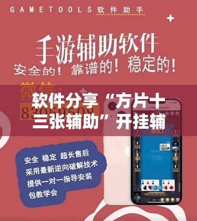 软件分享“方片十三张辅助”开挂辅助脚本+详细开挂安装教程