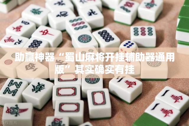 助赢神器“蜀山麻将开挂辅助器通用版”其实确实有挂