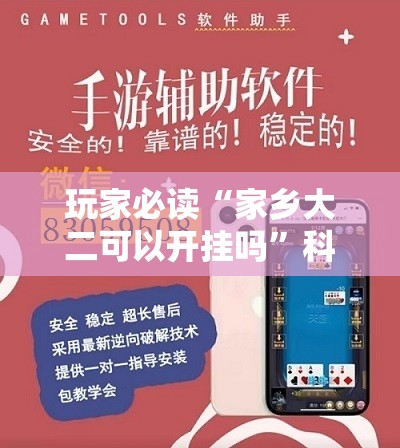 玩家必读“家乡大二可以开挂吗”科技辅助神器手机版