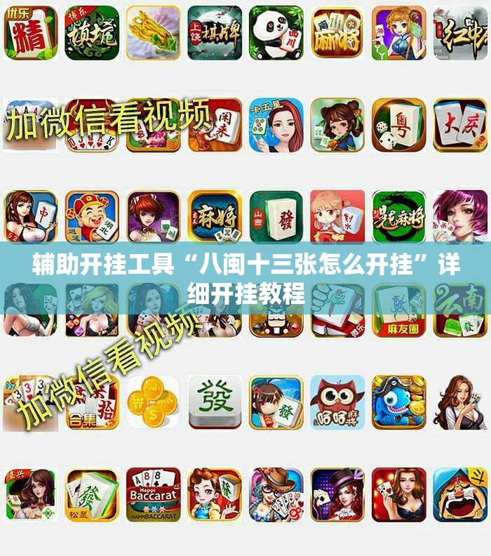 辅助开挂工具“八闽十三张怎么开挂	”详细开挂教程
