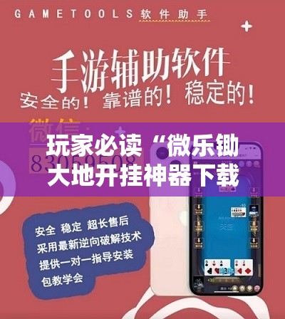 玩家必读“微乐锄大地开挂神器下载	”详细分享装挂步骤