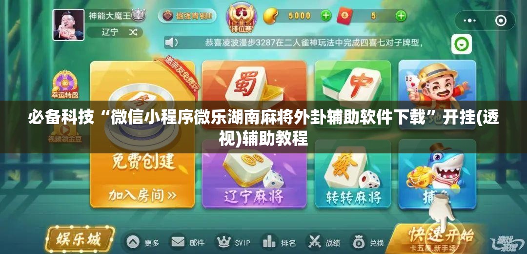 必备科技“微信小程序微乐湖南麻将外卦辅助软件下载”开挂(透视)辅助教程