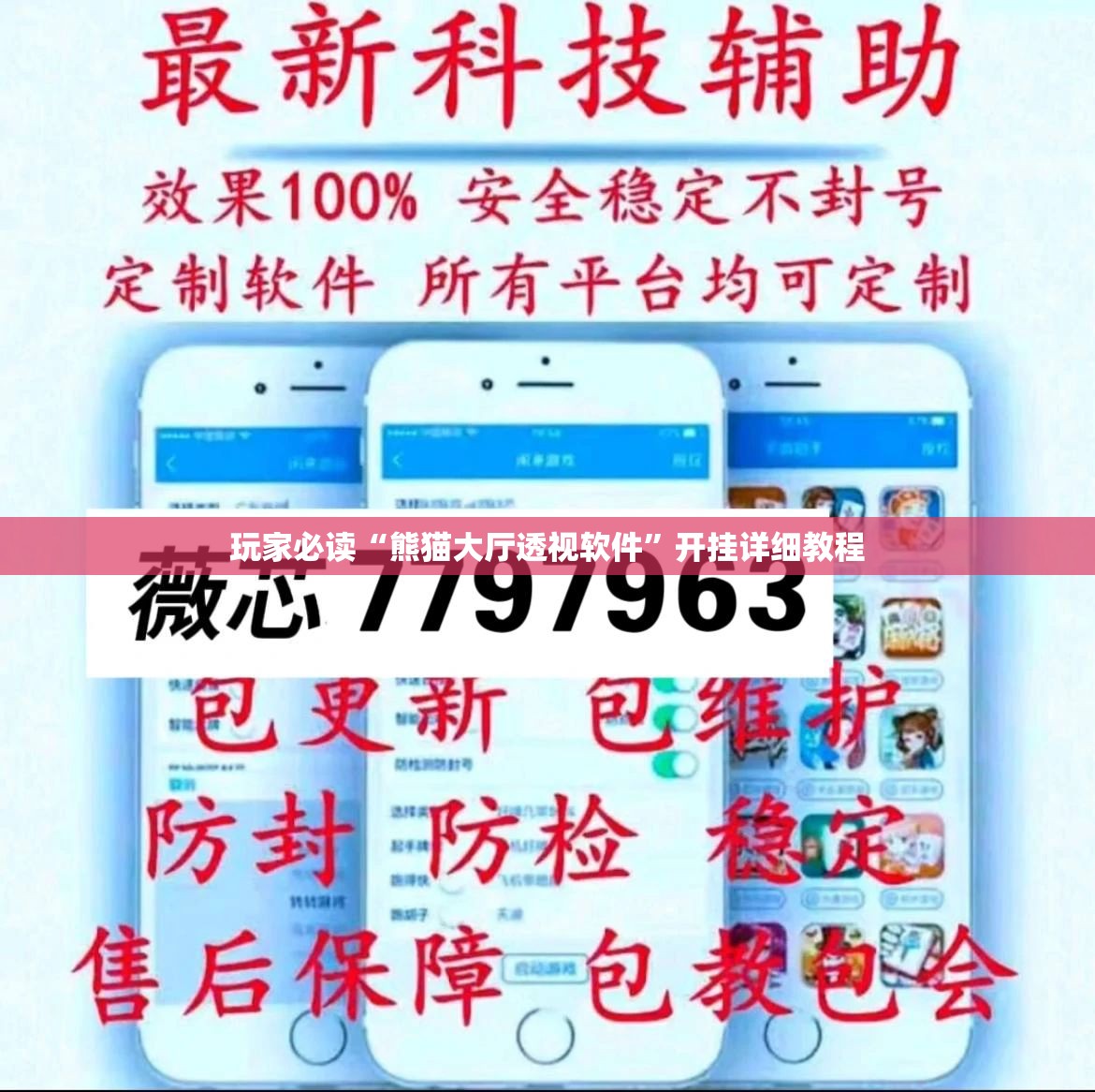 玩家必读“熊猫大厅透视软件”开挂详细教程
