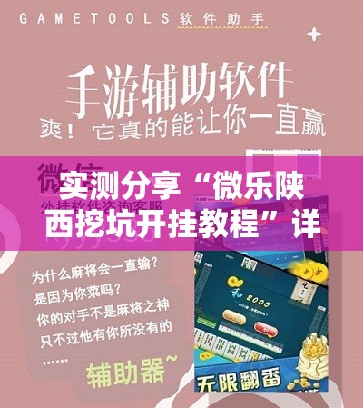 实测分享“微乐陕西挖坑开挂教程”详细分享装挂步骤