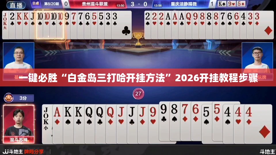 一键必胜“白金岛三打哈开挂方法	”2026开挂教程步骤