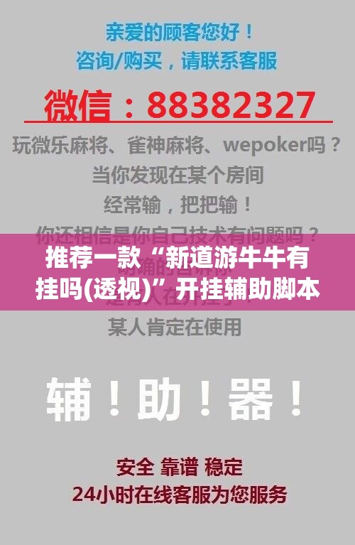 推荐一款“新道游牛牛有挂吗(透视)	”开挂辅助脚本+详细开挂安装教程