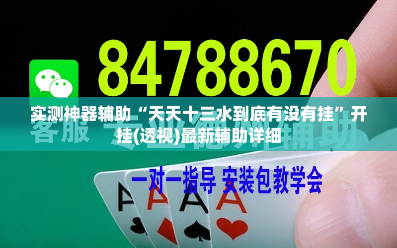 实测神器辅助“天天十三水到底有没有挂”开挂(透视)最新辅助详细