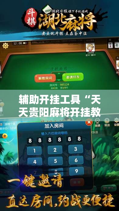 辅助开挂工具“天天贵阳麻将开挂教程”开挂详细教程