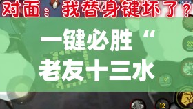 一键必胜“老友十三水怎么才能赢”开挂(透视)辅助教程