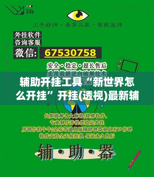 辅助开挂工具“新世界怎么开挂”开挂(透视)最新辅助详细