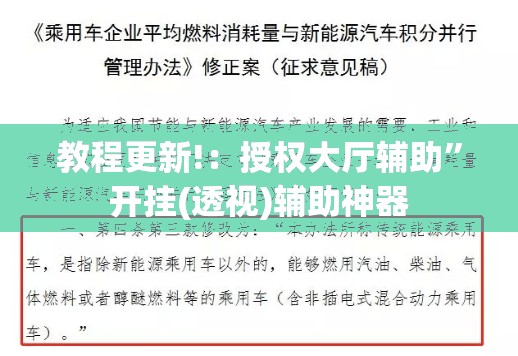 教程更新!：授权大厅辅助	”开挂(透视)辅助神器