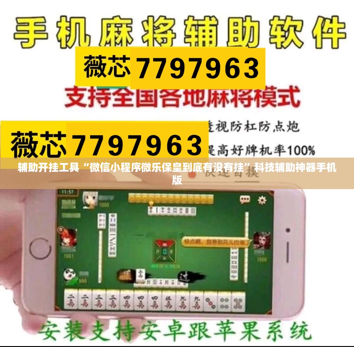 辅助开挂工具“微信小程序微乐保皇到底有没有挂”科技辅助神器手机版
