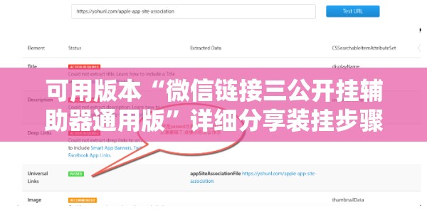 可用版本“微信链接三公开挂辅助器通用版”详细分享装挂步骤