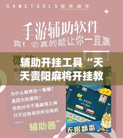辅助开挂工具“天天贵阳麻将开挂教程”(辅助神器)开挂详细教程