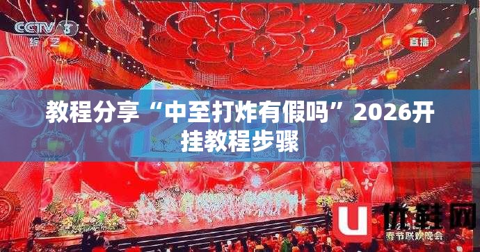 教程分享“中至打炸有假吗”2026开挂教程步骤